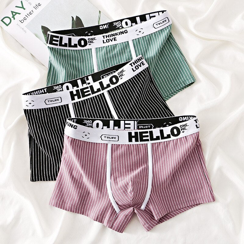 HELLO™ Striped - Men's Underwear (3 Pack)